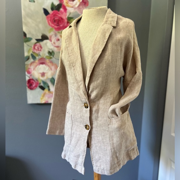 Rachel Zoe Linen Jacket - Picture 4 of 8